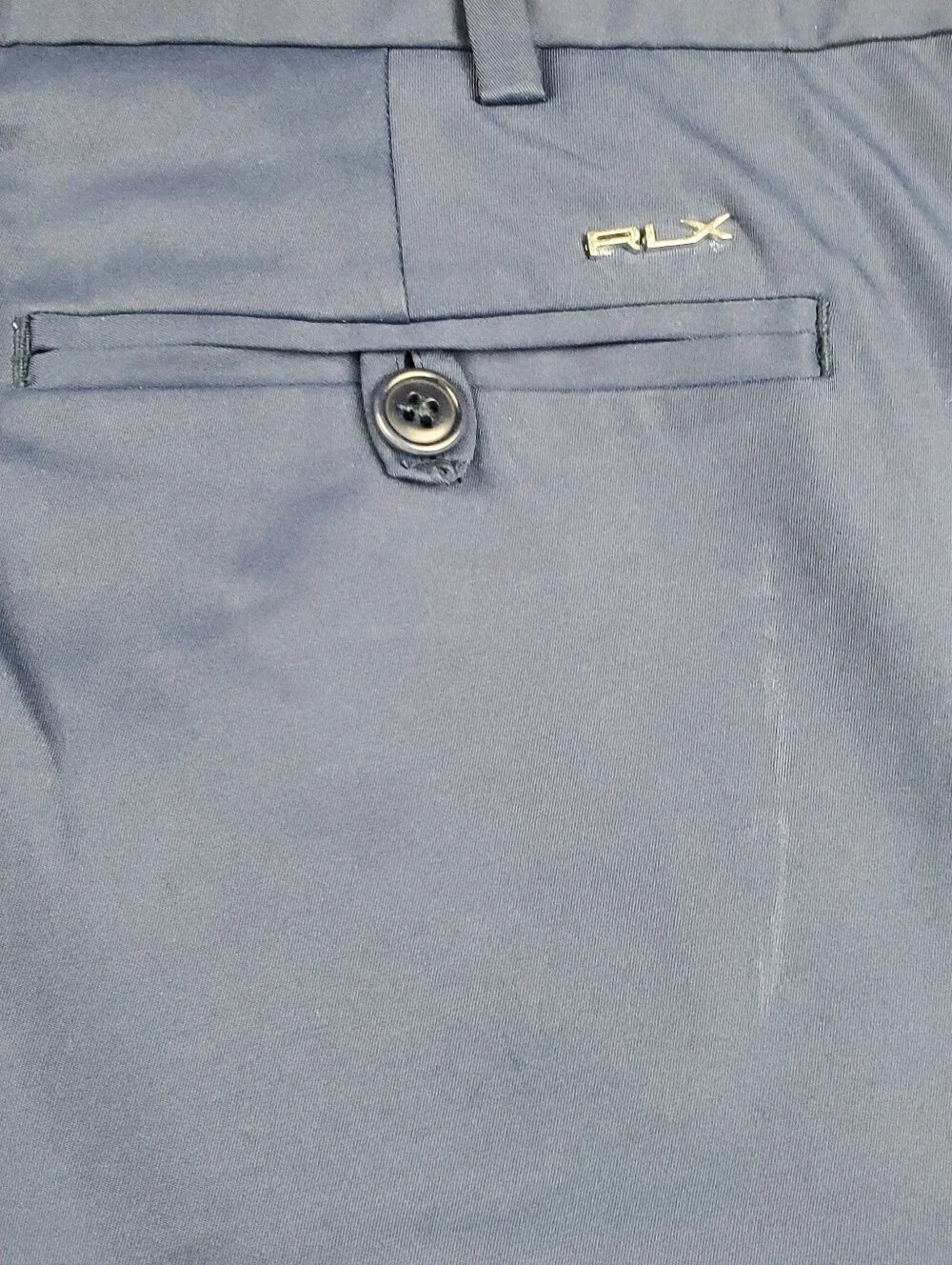 RLX Ralph Lauren Golf Shorts Blue Performance Stretch Size 36 Chino